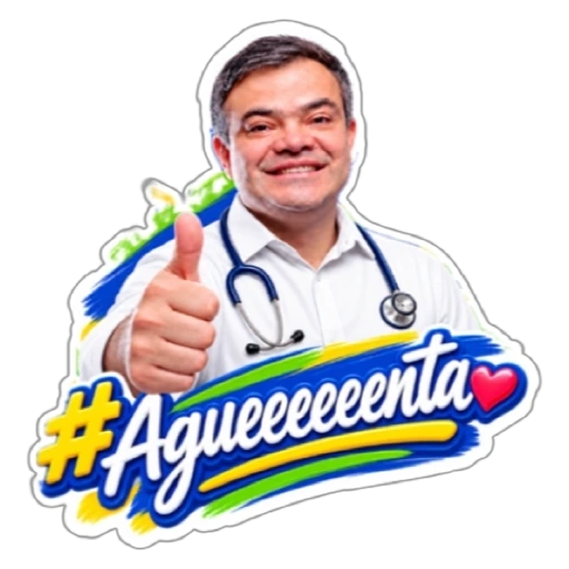 Figurinha do Dr. Lucas 55255: #Agueeeeeenta