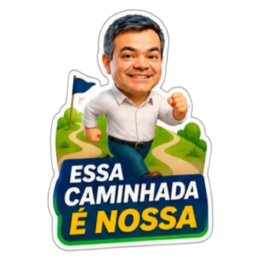 Figurinha do Dr. Lucas 55255: Essa caminhada é nossa