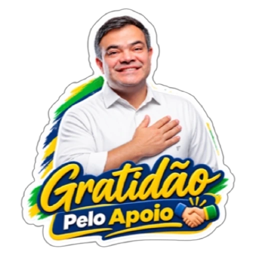 Figurinha do Dr. Lucas 55255: Gratidão pelo apoio